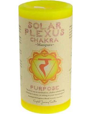 Solar Plexus Chakra Pillar Candle Solar Plexus Chakra Pillar Candle