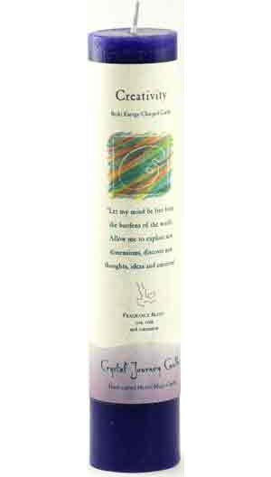 Creativity Reiki Pillar Candle Creativity Reiki Pillar Candle