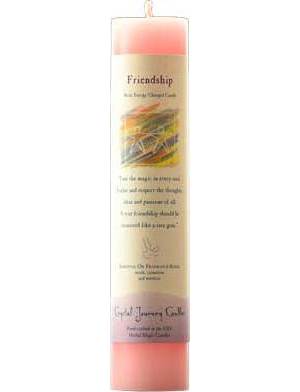 Friendship Reiki Pillar Candle