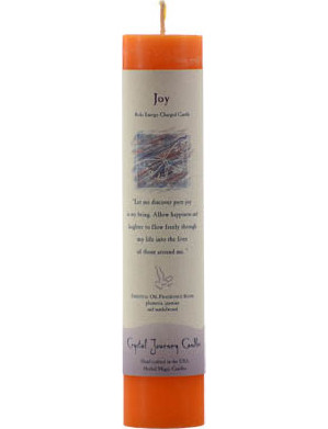 Joy Reiki Pillar Candle Joy Reiki Pillar Candle