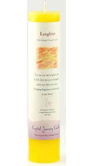 Laughter Reiki Pillar Candle Laughter Reiki Pillar Candle