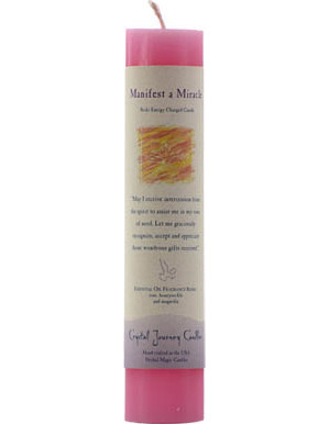 Manifest Miracle Pillar Candle Manifest Miracle Pillar Candle