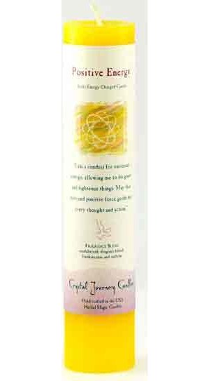 Positive Energy Reiki Pillar Candle