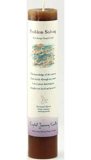 Problem Solving Reiki Pillar Candle