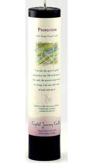 Protection Reiki Pillar Candle