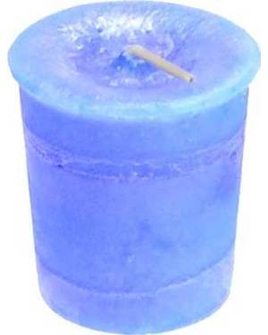 Throat Chakra Votive Candle