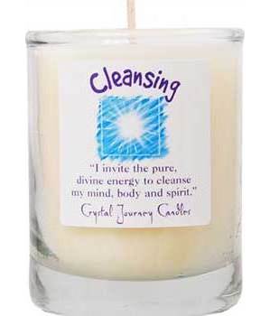 Cleansing soy votive candle