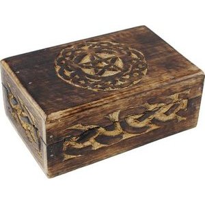 Celtic Circle Pentagram Box 4" x 6" Celtic Circle Pentagram Box 4" x 6"