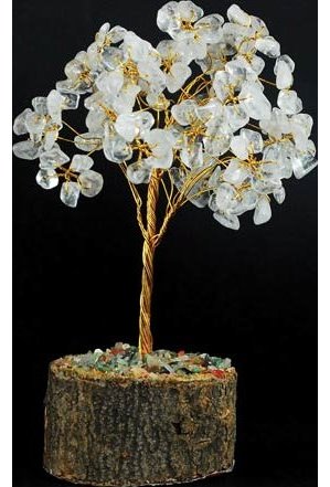 Quartz Gemstone Tree 160 Beads