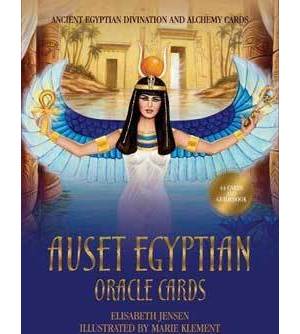 Auset Egyptian oracle cards by Jensen & Klement