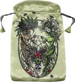 Magickal Botanical tarot bag 6" x 9" Magickal Botanical tarot bag 6" x 9"