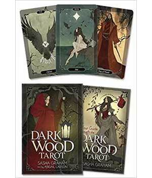 Dark Wood tarot deck & book by Graham & Larson Dark Wood tarot deck & book by Graham & Larson