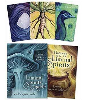 Liminal Spirits oracle,Witch's Spirit Cards by Laura Tempes Zakroff