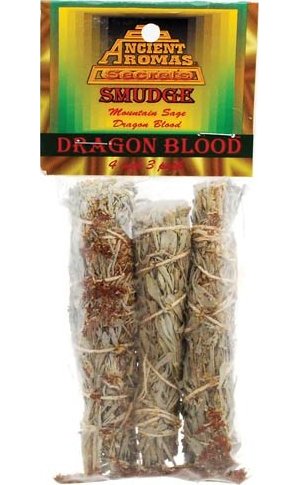Dragon's Blood Smudge Stick 3-Pk 4" Dragon's Blood Smudge Stick 3-Pk 4"