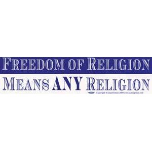 Freedom Of Religion Means