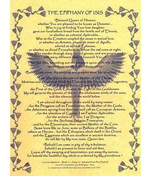 Epiphany of Isis poster Epiphany of Isis poster