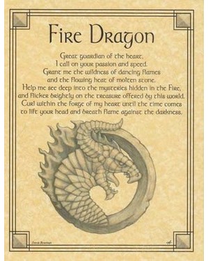 Fire Dragon Poster