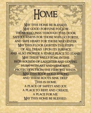 Home Blessing Poster