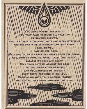 Rain Prayer Poster