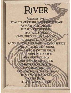 River Prayer Poster River Prayer Poster