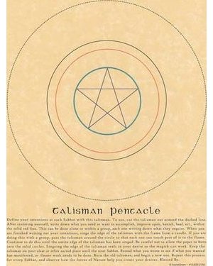 Talisman Pentacle Poster