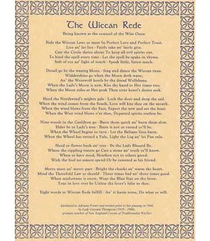 Wiccan Rede(Long Poem) Poster