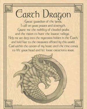 Earth Dragon Poster