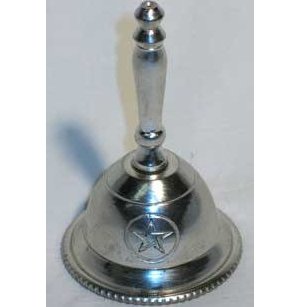 Pentagram Altar Bell 2 1/2"