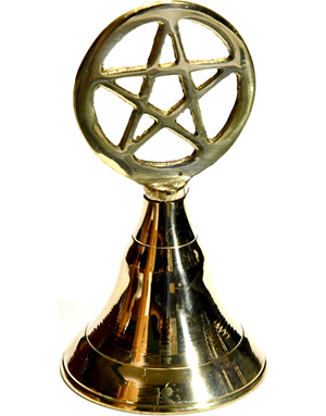 4" Pentagram brass bell