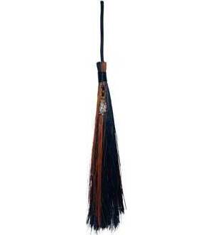 21+" Owl Black & Brown broom