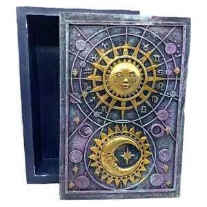 3 3/4"x 5 1/2" Sun & Moon tarot box 3 3/4"x 5 1/2" Sun & Moon tarot box