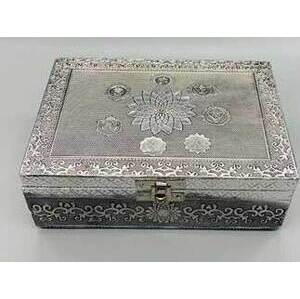 5" x 7" Seven Chakra metal over wood box 5" x 7" Seven Chakra metal over wood box