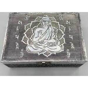 5"x7" metal Buddha Om Mani Padme Hum