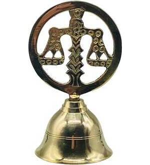 4 1/4" Scale brass bell