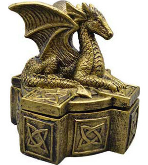 5" Celtic Dragon box