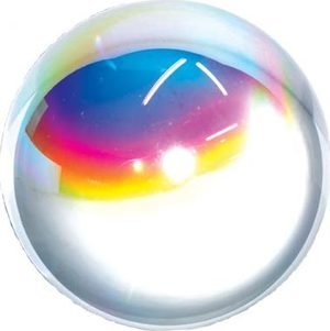 80mm Aurora crystal ball