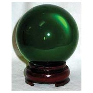 80mm Green Crystal Ball