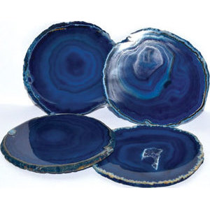 Blue Agate Coaster (set of 4) Blue Agate Coaster (set of 4)