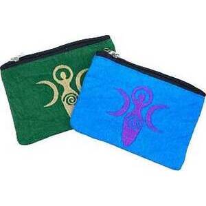 (set of 2) Goddess of Earth coin purse