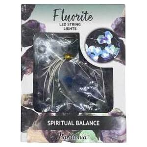 6.5 ft LED light string Spiritual Balance (fluorite)