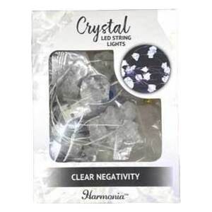 6.5 ft LED light string Clear Negativity (crystal)