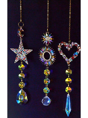 (set of 3) sun catcher