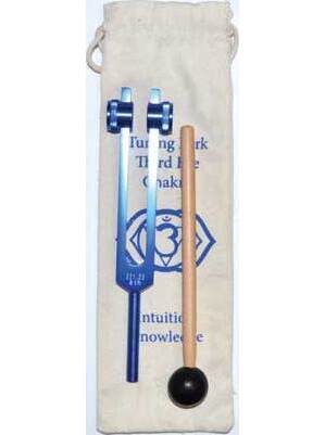 8 1/2" Third Eye (dark blue) tuning fork