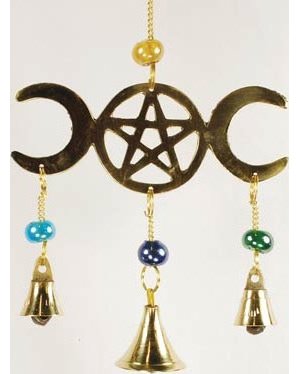 3 Bell Triple Moon Wind Chime 3 Bell Triple Moon Wind Chime