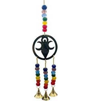 14" Goddess of Earth brass windchime 14" Goddess of Earth brass windchime