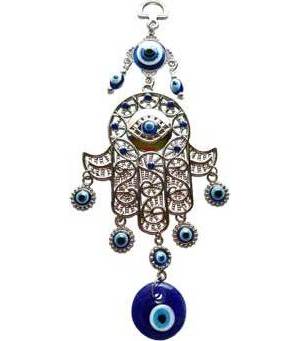 Fatima Flower Evil Eye Wall Hanging