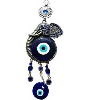 Elephant Evil Eye Wall Hanging