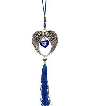 Angel Wings Evil Eye Wall Hanging