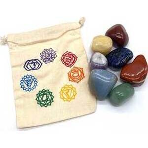 (set 0f 7) 7 Chakra tumbled stones