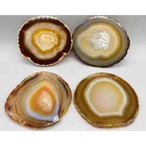 set of 4 Agate altar tile